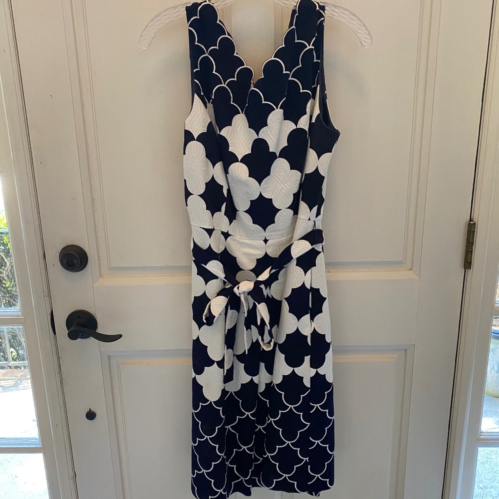 Talbots Black And White Dress - image 1
